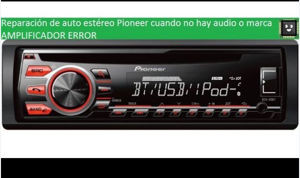 ¿Por qué mi estéreo Pioneer no se escucha?